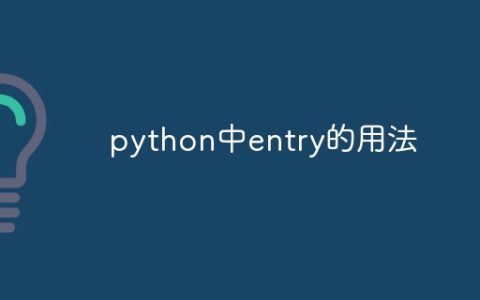 python中entry的用法