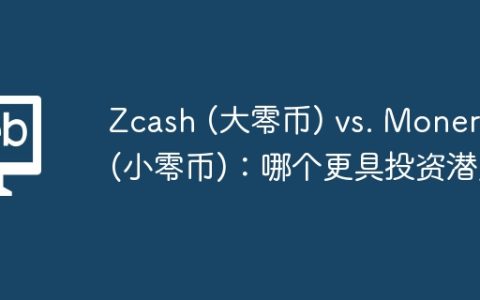 Zcash (大零币) vs Monero (小零币)：哪个更具投资潜力