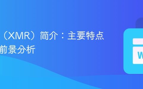 门罗币（XMR）简介：主要特点与市场前景分析