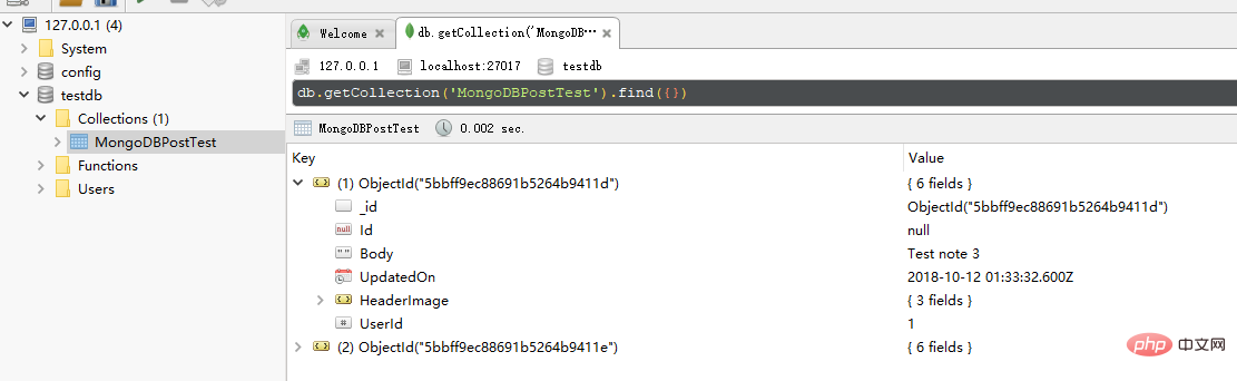 学习asp.net core集成MongoDB的完整步骤