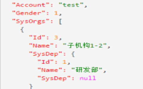 在html中显示JSON数据的方法