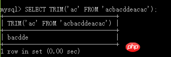 MySQL中字符串函数的详解