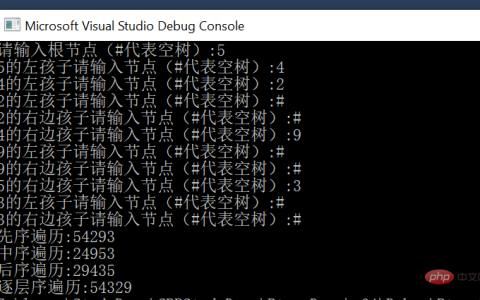 c++经典例题之先序二叉树的构建