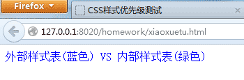 通过优先级对比验证CSS控制样式的三种方式