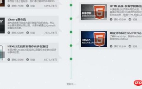 CSS3实现时间轴效果方法