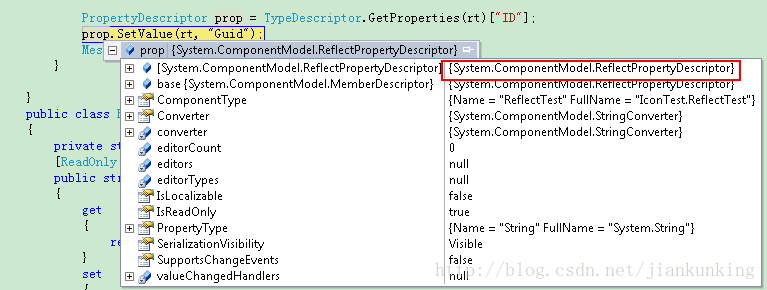 C# 可以利用反射给只读属性赋值吗?