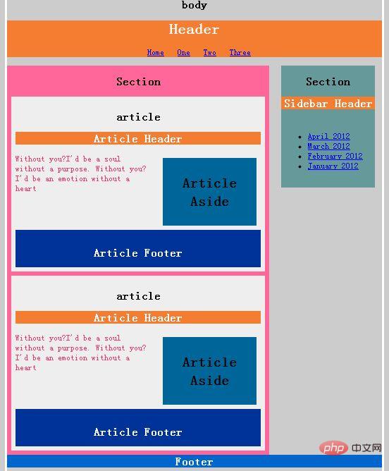 html5页面布局怎么做