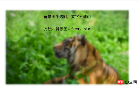 用CSS实现背景图片透明而文字不透明的两种方法