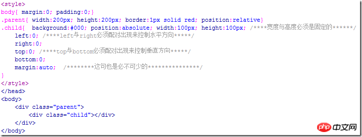 CSS的居中布局总结