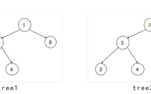 c++检查两个二进制搜索树是否相同