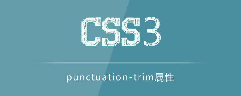 punctuation-trim属性怎么用