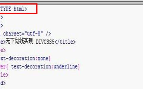 doctype html 什么意思?