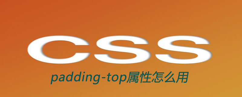 css padding-top属性怎么用