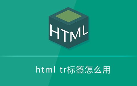 html tr标签怎么用