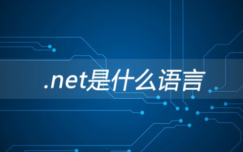 .net是什么语言 视频