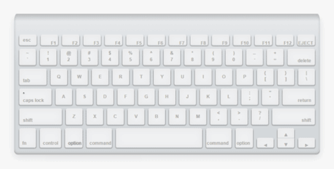 CSS3打造的苹果（Apple）电脑键盘