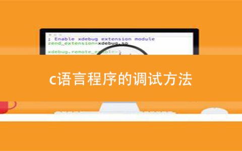 c语言程序的调试方法