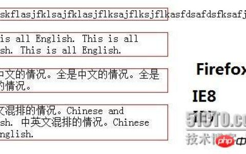 css中强制换行word-break、word-wrap、white-space的区别