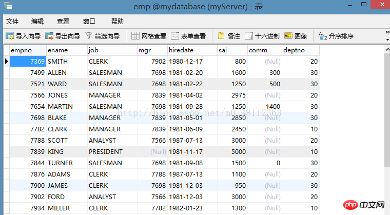 MySQL查询语句之复杂查询