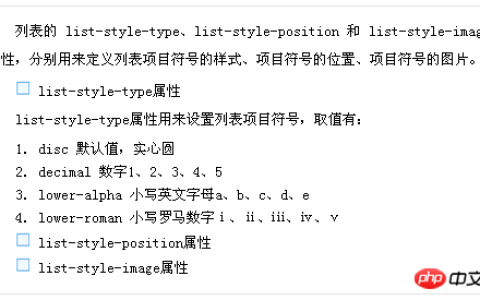 CSS的Word中的列表详解