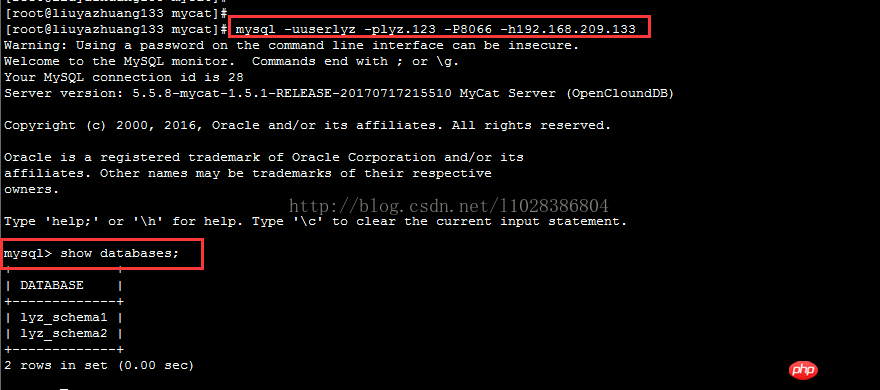 Mycat读写分离在MySQL主从复制基础上实现的实例