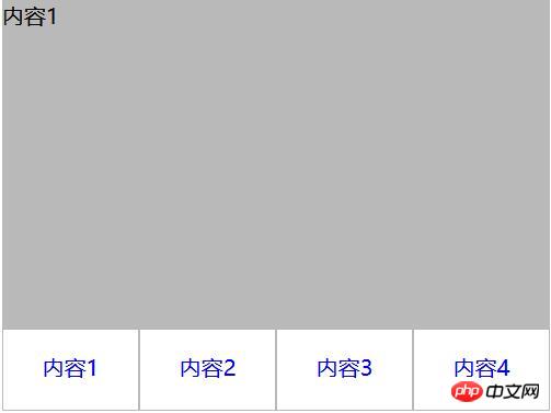 CSS实现Tab布局的示例代码分享(图)
