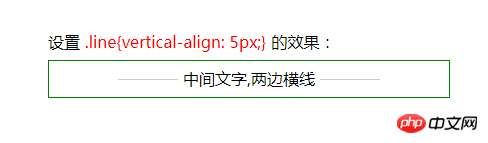 css如何实现中间文字,两边横线的标题效果?(代码示例)