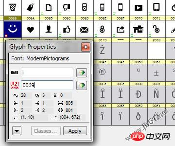 font_charactar CSS3通过字体来实现icon图标