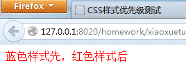 通过优先级对比验证CSS控制样式的三种方式