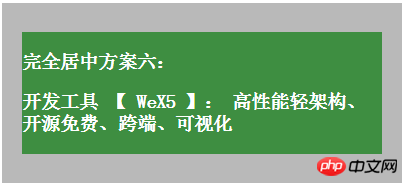 使用CSS完美实现垂直水平居中的6种方法介绍 使用CSS完美实现垂直水平居中的6种方法介绍