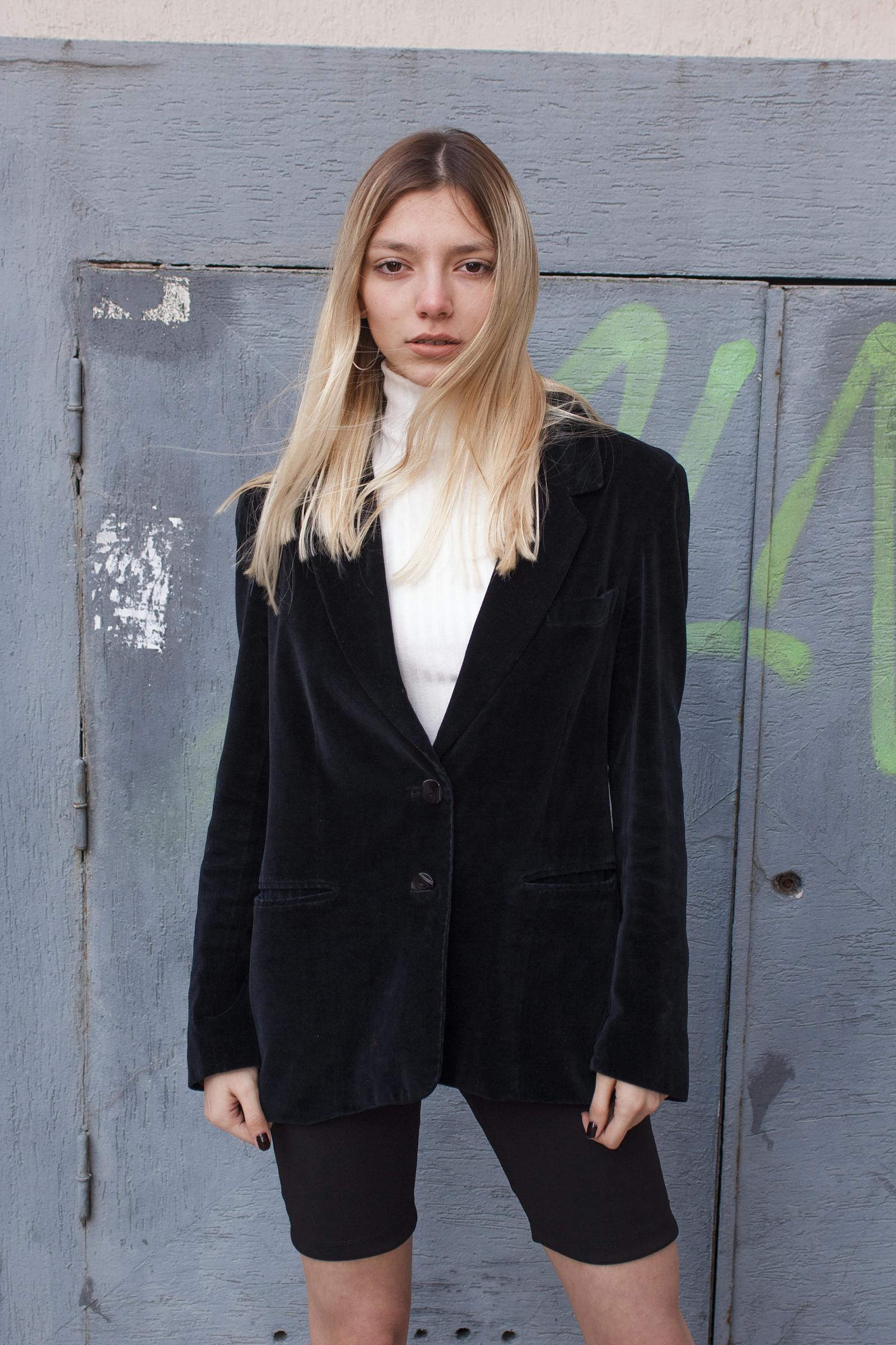 Girl in a jacket